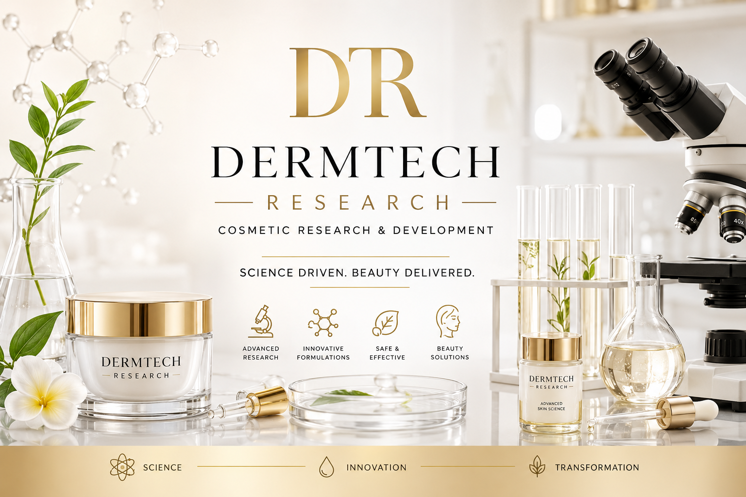 Best Cosmetic Research and Development by Dermtech Research