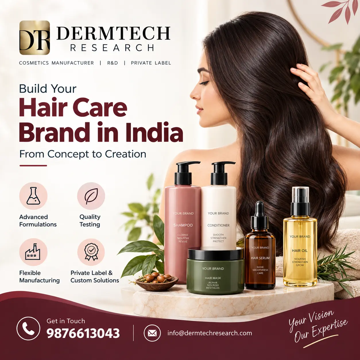 hair care manufacturing company in India